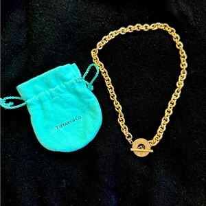 TIFFANY & CO. 1837 T&C 925 solid sterling silver silver chain necklace